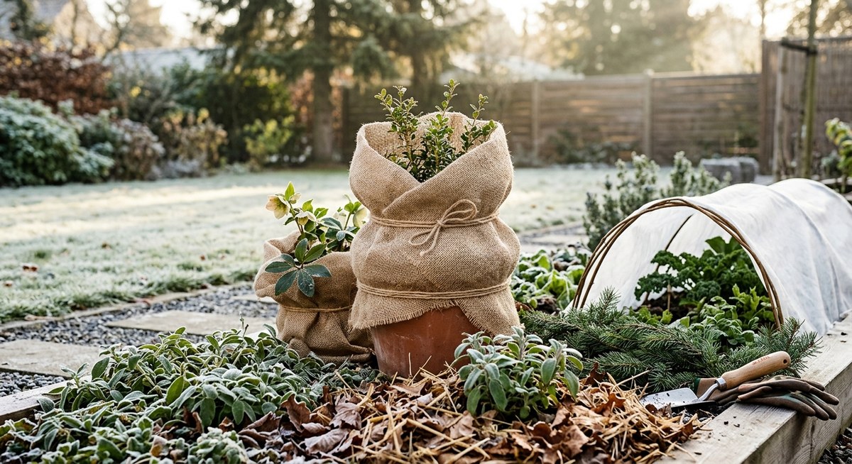 Hvordan beskytter du dine planter mod frost uden plastik?